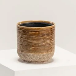 Indoor Pot Issa – Yellow -The Palm Centre Store IND IY15 5 scaled 1