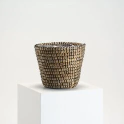 Indoor Pot Jula Black – Natural -The Palm Centre Store IND JB23 12 scaled 1