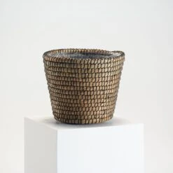 Indoor Pot Jula Black – Natural -The Palm Centre Store IND JB27 13 scaled 1