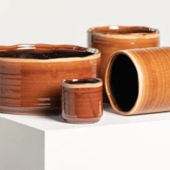 Indoor Pot Jordy – Caramel 18 Indoor Pot Jordy – Caramel -The Palm Centre Store IND JO18 9 scaled 1