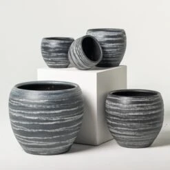 Indoor Pot Koen – Anthracite