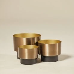 Indoor Pot Myra Brushed Gold