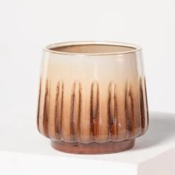 Indoor Pot Alice – Caramel -The Palm Centre Store I 18360 5efda976f5ac9