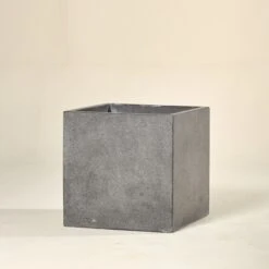 Outdoor Pot – Concrete Cube – Charcoal -The Palm Centre Store TS CUB CH 60c8bbce24f32